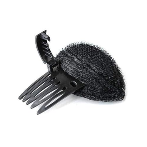 Schwarze Puff-Haarkissen, Volumenclips, flauschiges Haarpolster, Schwamm-Clip, Duttkamm und Bump It Up Haarbasis-Set für Frauen und Mädchen, Clips und Haarspangen, DIY-Haarstyling-Werkzeuge von Ymhapp