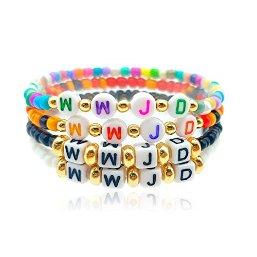 Ymimanchil WWJD Armbänder für Herren Leder WWJD Armband What Would Jesus Do Armbänder, 7, Metall, Kein Edelstein von Ymimanchil