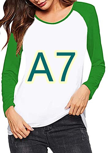 Yming Damen Katze Druck Langarm Pullover Raglanärmel Freizeit Shirts Rundhals Sweatshirts Dunkelrot XS von Yming