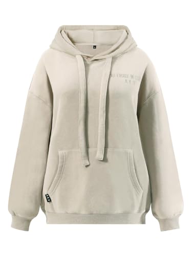 Ymmchy Basic Kapuzenpullover Damen Hoodie Sweatshirt mit Kapuze Langarm Pullover Winter Oversized Hoody Kaffeegrau XL Ymmchy Basic Kapuzenpullover Damen Hoodie Sweatshirt mit Kapuze Langarm Pullover Winter Oversized Hoody Kaffeegrau XL von Ymmchy
