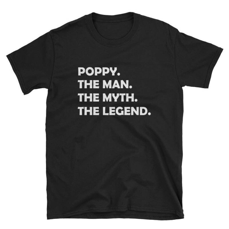 Herren Mohn Der Mann Mythos Legende Opa T-Shirt, Hemden, Geschenk T-Shirt Kurzarm Unisex T-Shirt von YnaCom