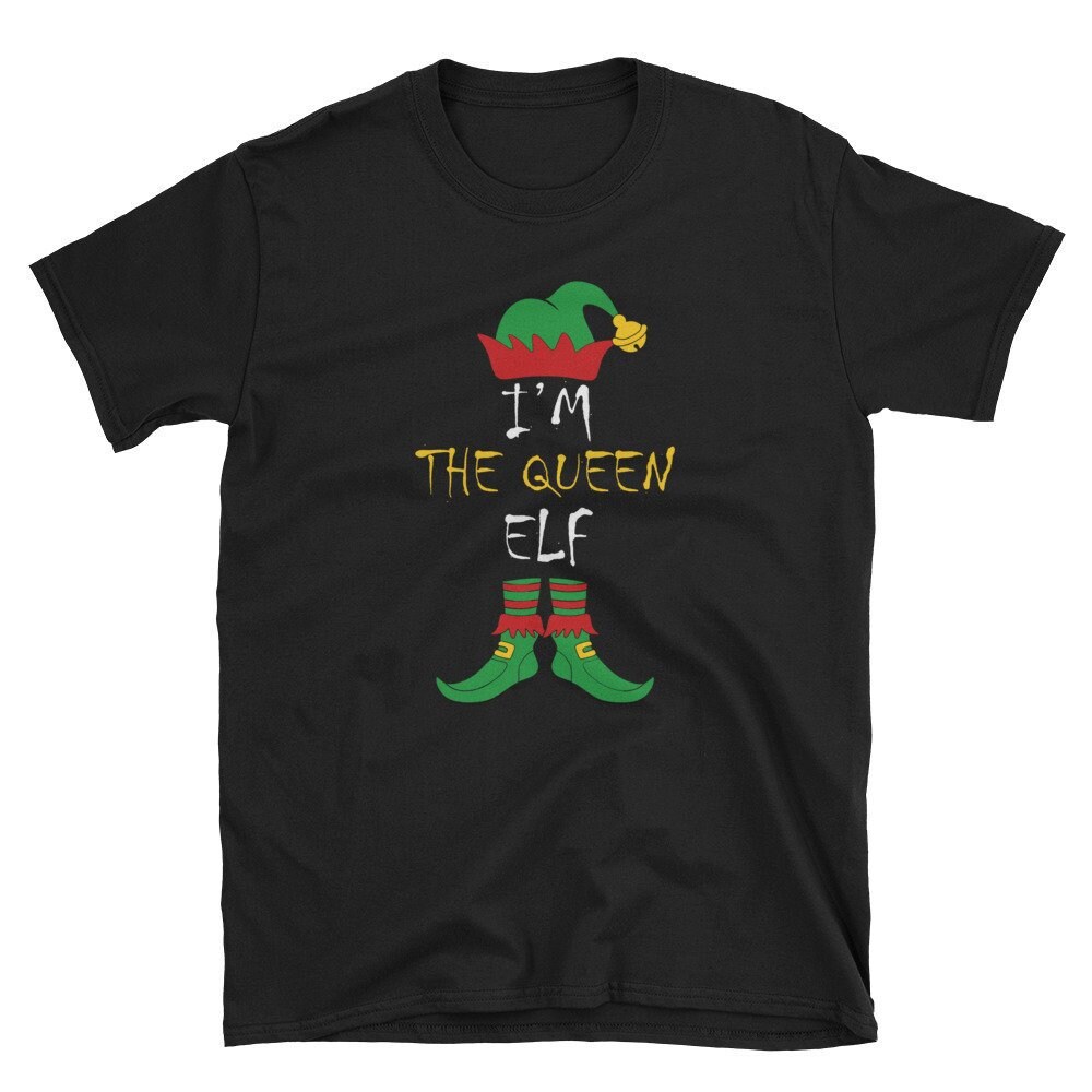 Ich Bin Die Königin Elfe, Passende Familie Gruppe Weihnachten T-Shirt, Lustige Weihnachts-Shirt, Christmas Elf Shirt, Xmas T-Shirts von YnaCom