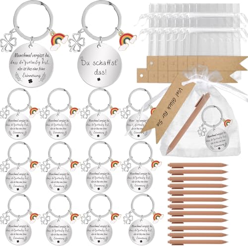 YnewL 12 Stück Schlüsselanhänger Glücksbringer, Regenbogen Inspirierend Schlüsselanhänger, Beste für Kollegin Freunde Mitarbeiter Lehrer Inspirierende Freundschaftsgeschenke YnewL 12 Stück Schlüsselanhänger Glücksbringer, Regenbogen Inspirierend Schlüsselanhänger, Beste für Kollegin Freunde Mitarbeiter Lehrer Inspirierende Freundschaftsgeschenke von YnewL