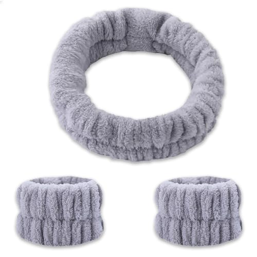 3 Stück Stirnband Damen Handgelenk Waschban, Elastisches Gesicht Handgelenk, Waschband, Mikrofaser Gesicht Wasch Kosmetik Haarband, für Hautpflege Yoga Sport Dusche Kopfband Frottee Handtuch. 3 Stück Stirnband Damen Handgelenk Waschban, Elastisches Gesicht Handgelenk, Waschband, Mikrofaser Gesicht Wasch Kosmetik Haarband, für Hautpflege Yoga Sport Dusche Kopfband Frottee Handtuch. von Ynkkvre