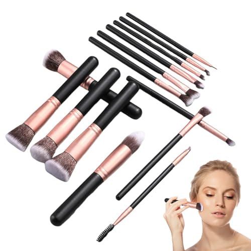 Damen Make-up Pinsel Set | Make Up Pinsel Set | 16X Make-up Pinsel Set mit Aufbewahrungsbox - Tragbare Weiche Gesichtsbürste, Foundation-Pinsel für Stru Damen Make-up Pinsel Set | Make Up Pinsel Set | 16X Make-up Pinsel Set mit Aufbewahrungsbox - Tragbare Weiche Gesichtsbürste, Foundation-Pinsel für Stru von Ynnhik