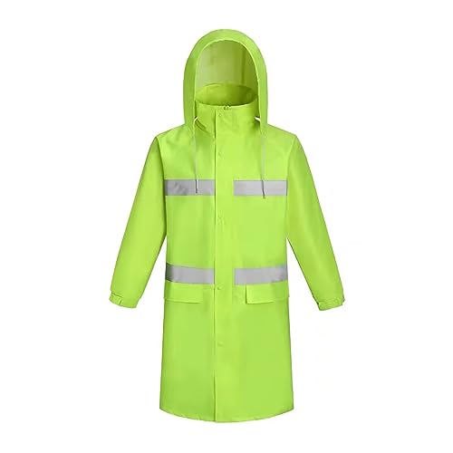 Ynport Crefreak Herren Regenmantel Wasserdichte Lange Regenjacke Atmungsaktive Regenbekleidung Reflektierend mit Packbare Kapuze für Herren Damen Erwachsene,Fluoreszierendes Grün,XXL Ynport Crefreak Herren Regenmantel Wasserdichte Lange Regenjacke Atmungsaktive Regenbekleidung Reflektierend mit Packbare Kapuze für Herren Damen Erwachsene,Fluoreszierendes Grün,XXL von Ynport Crefreak