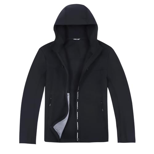 Ynport Crefreak Herren Warme Softshell Fleece Gefütterte Jacke Outdoor Wasserabweisende Kapuzenjacke Lässige Windjacke zum Wandern Wandern Camping von Ynport Crefreak
