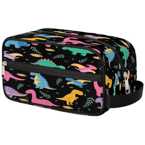 YoCosy Reise-Kulturbeutel für Damen und Herren, zum Aufhängen, groß, Reise-Kulturbeutel, Organizer, wasserabweisend, Rasiertasche für Toilettenartikel, Zubehör, Geschenk für Kinder, Dinosaurier, von YoCosy