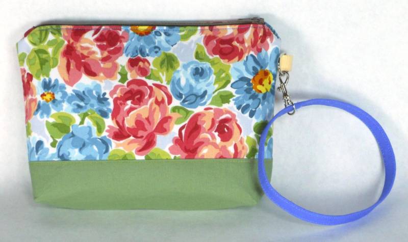 Helle Geblümte/Floral Armband Kleine Geldbörse Handtasche Oder Kosmetiktasche von YobabsShop
