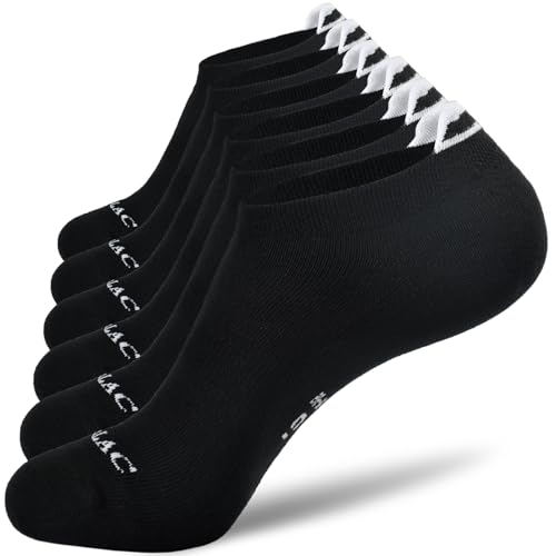 Yobenki Sneaker Socken Herren Damen 39-42 43-47 47-50 35-38, 3/6 Paar Sportsocken Atmungsaktive Knöchel Socken Kurze Laufsocken Antirutsch Unisex Halbsocken von Yobenki