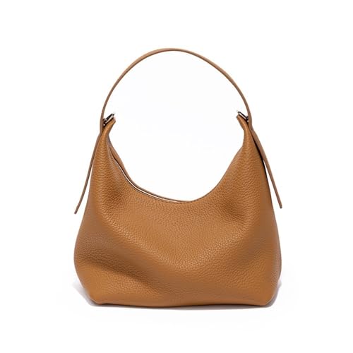 Yobohui Damen Leder Geldbörse Designer Handtasche Crossbody Bag Schultertasche Top Henkeltasche Mit verstellbarem Schultergurt(Brown) von Yobohui