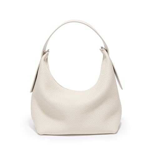 Yobohui Damen Leder Geldbörse Designer Handtasche Crossbody Bag Schultertasche Top Henkeltasche Mit verstellbarem Schultergurt(White) von Yobohui