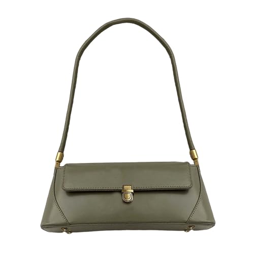 Yobohui Unterarm-Umhängetasche aus Leder Damenhandtasche Quadratische Tasche mit großem Fassungsvermögen Geeignet for den täglichen Gebrauch(Green) von Yobohui