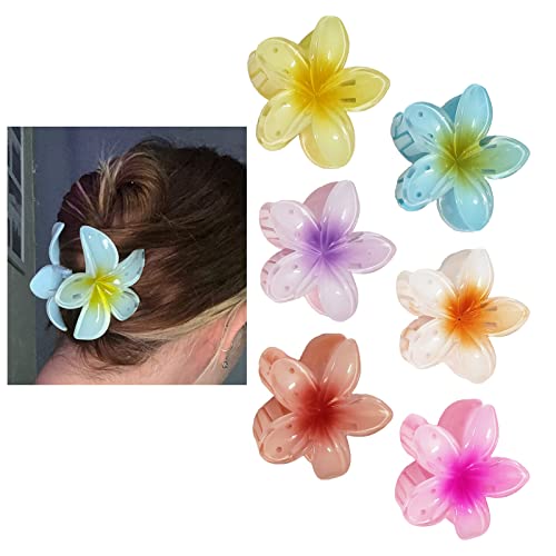 Yocuzee 6 Stück Blumen Haarspangen, niedliche Acryl-Haarklammern für Frauen, große Haarklammer für dickes Haar, starker Halt, Haarspange für Frauen, Mädchen, Geschenke Yocuzee 6 Stück Blumen Haarspangen, niedliche Acryl-Haarklammern für Frauen, große Haarklammer für dickes Haar, starker Halt, Haarspange für Frauen, Mädchen, Geschenke von Yocuzee