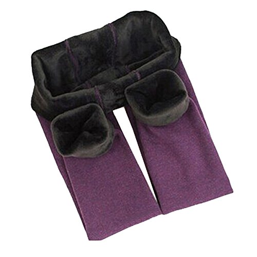 Yodensity Winter Mädchen Leggins Thermoleggings Baumwolle Warm Dick Kinder Hosen von Yodensity