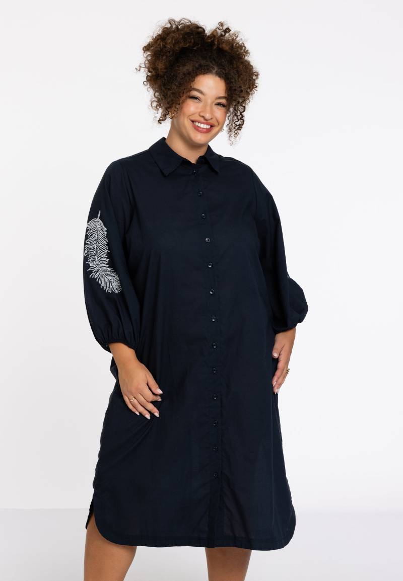 Besticktes Blusenkleid SOFT COTTON von Yoek