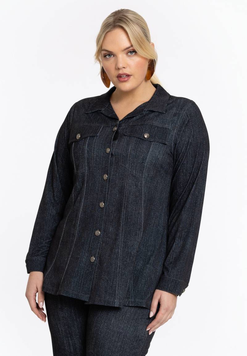 Bluse flare DENIM DOLCE von Yoek