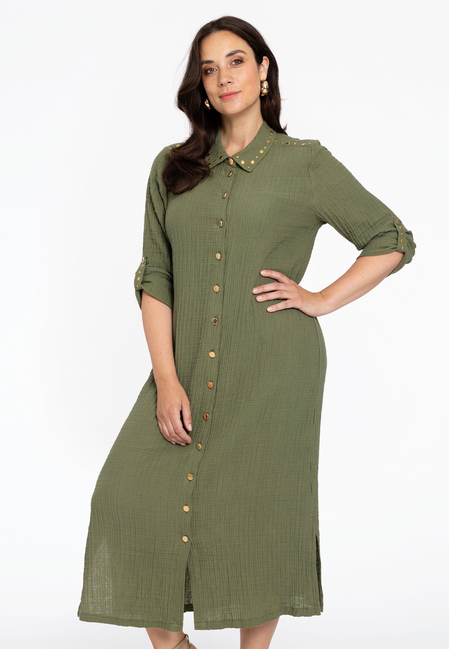 Bluse long studs BUBBLE von Yoek