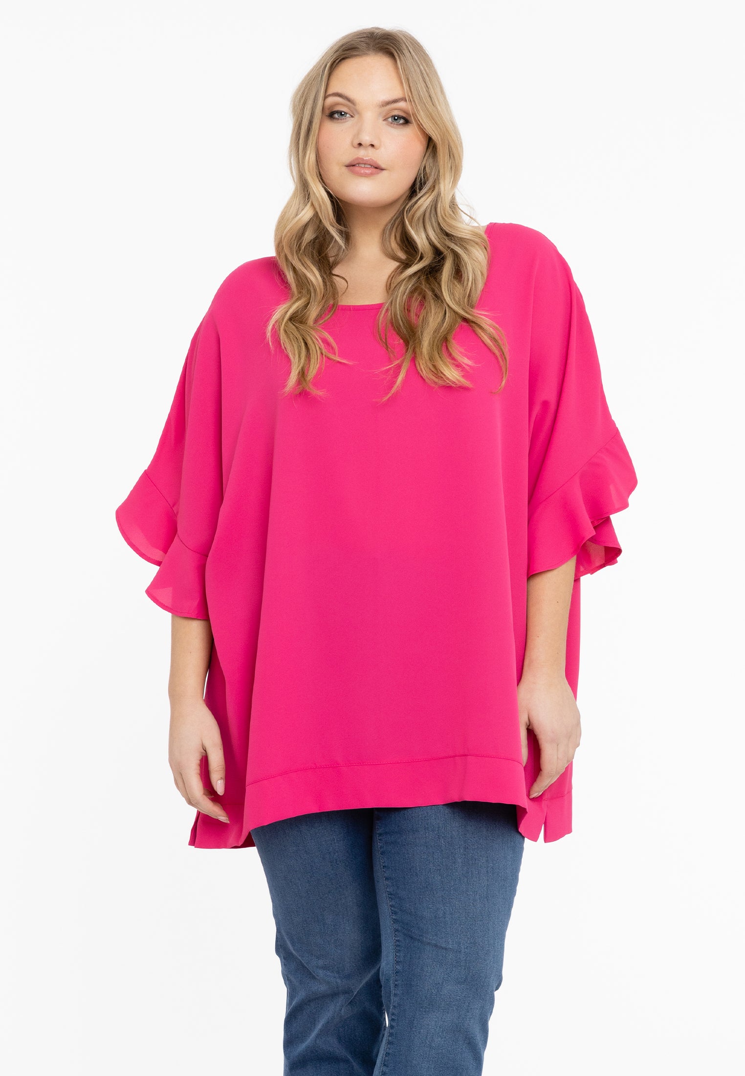 Bluse mit Fledermausärmeln von Yoek