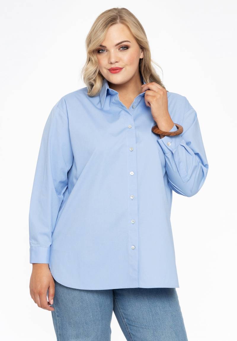 Bluse mit Knöpfen POPLIN STRETCH von Yoek