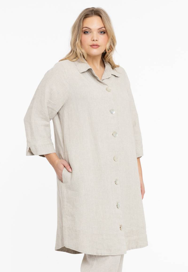 Bluse mit Kragen LINEN von Yoek