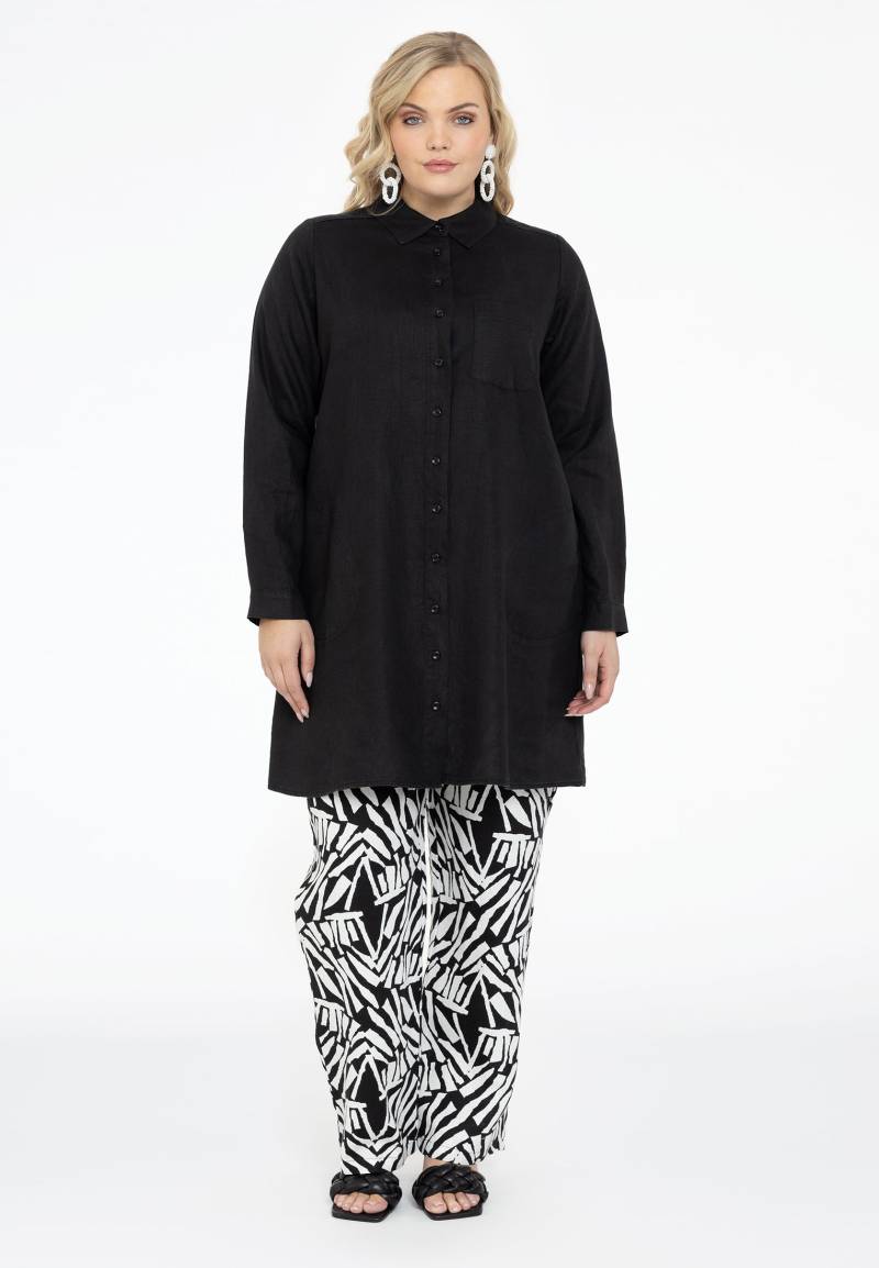 Bluse mit Taschen LINEN von Yoek