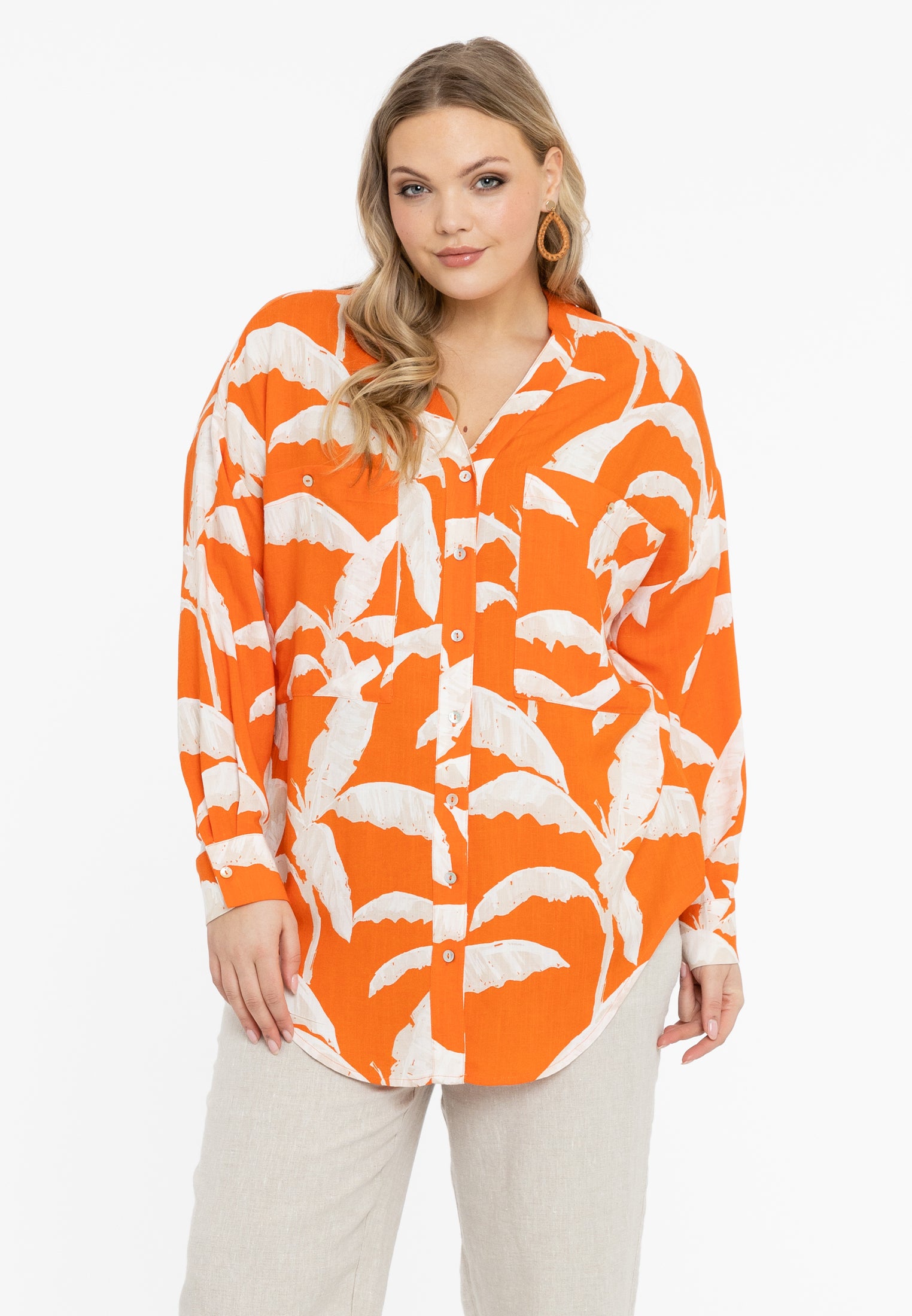 Bluse oversized PALM TREE von Yoek