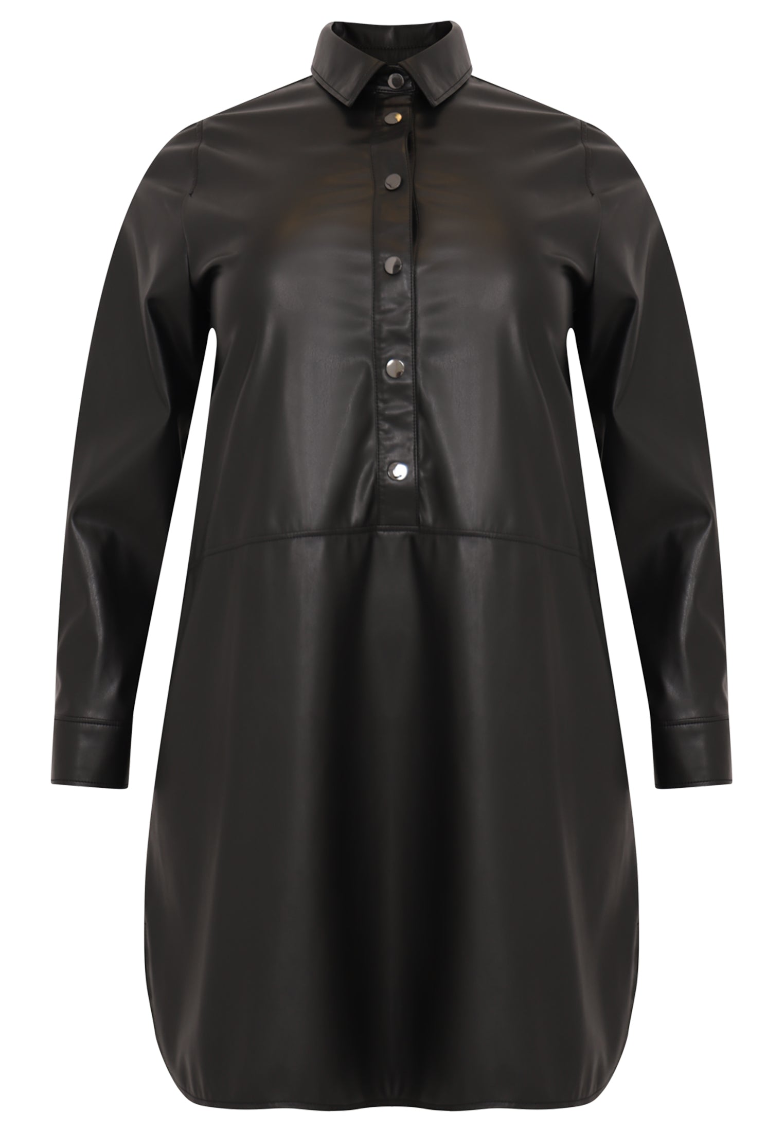 Blusenkleid FAUX LEATHER von Yoek