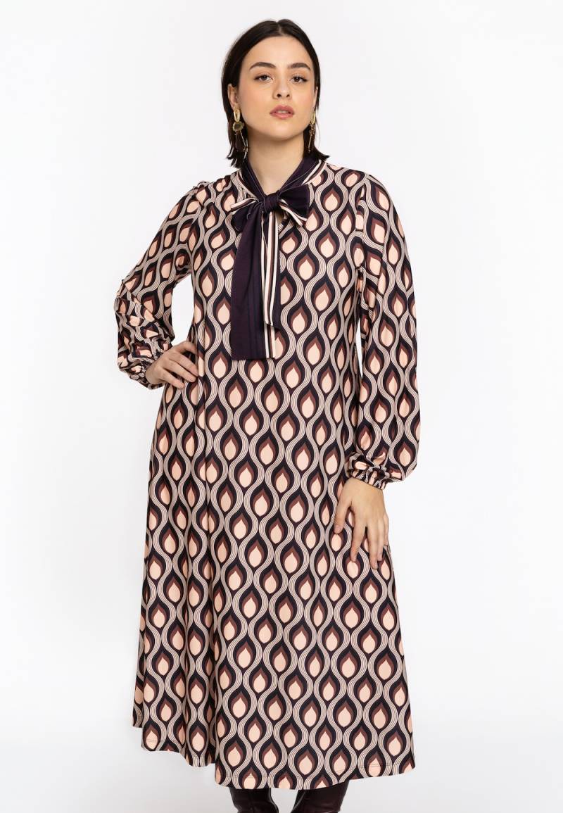 Große Größen Kleid mit Druck, Damen, lila, Größe: 54/56, Happy Size DE Women Große Größen Kleid mit Druck, Damen, lila, Größe: 54/56, Happy Size DE Women von YOEK