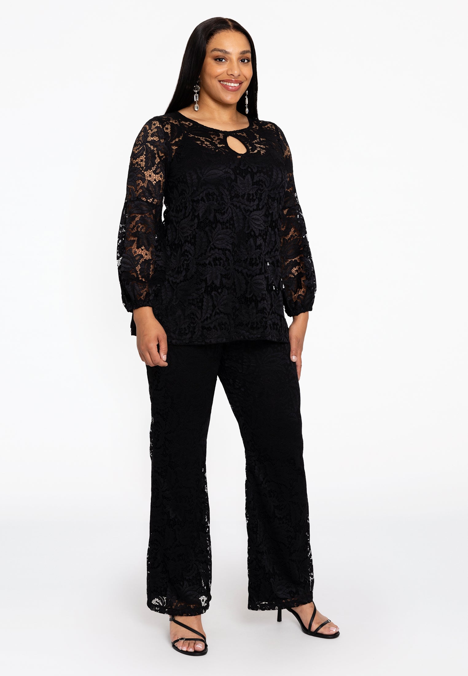 Hose bootcut LACE von Yoek