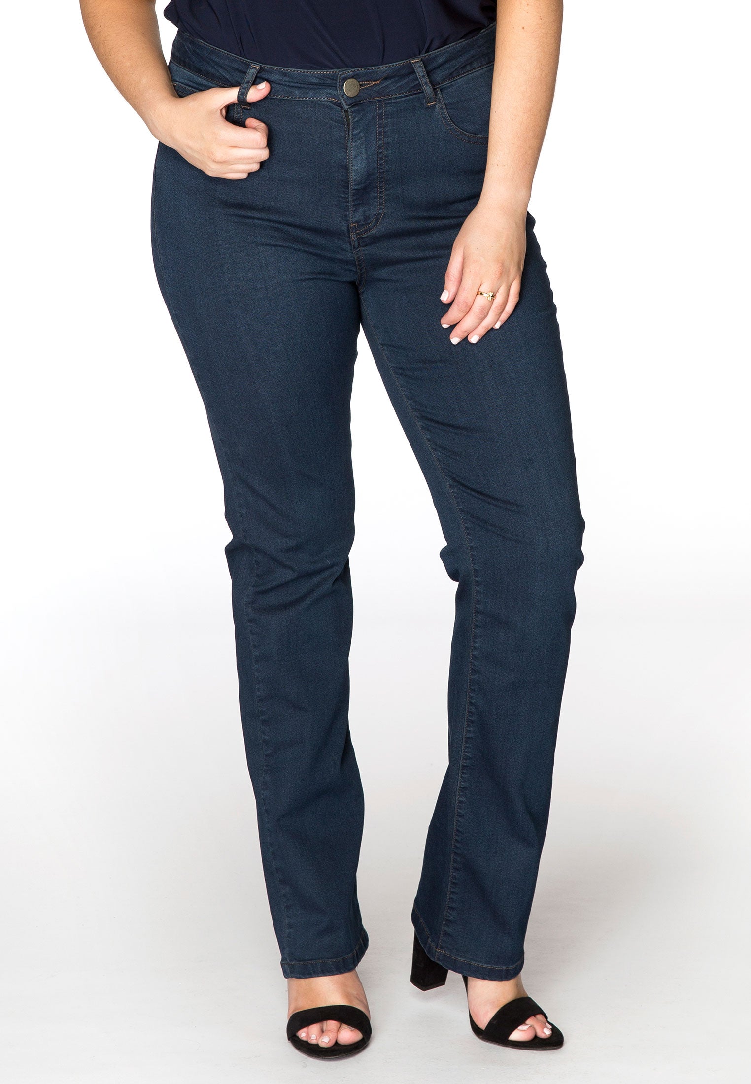Jeans 5 pocket straight leg von Yoek