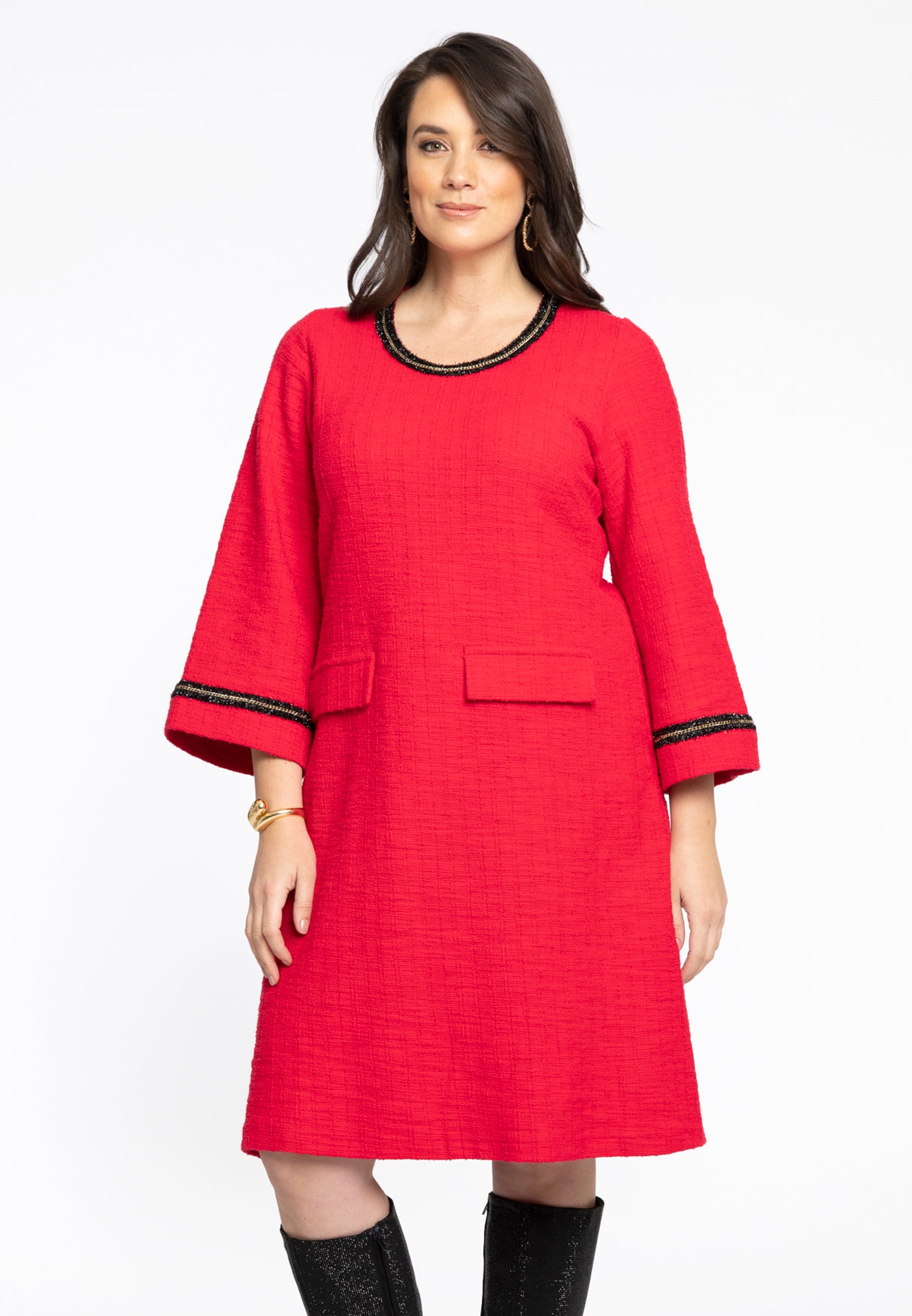 Kleid Frontpocket BOUCLE von Yoek