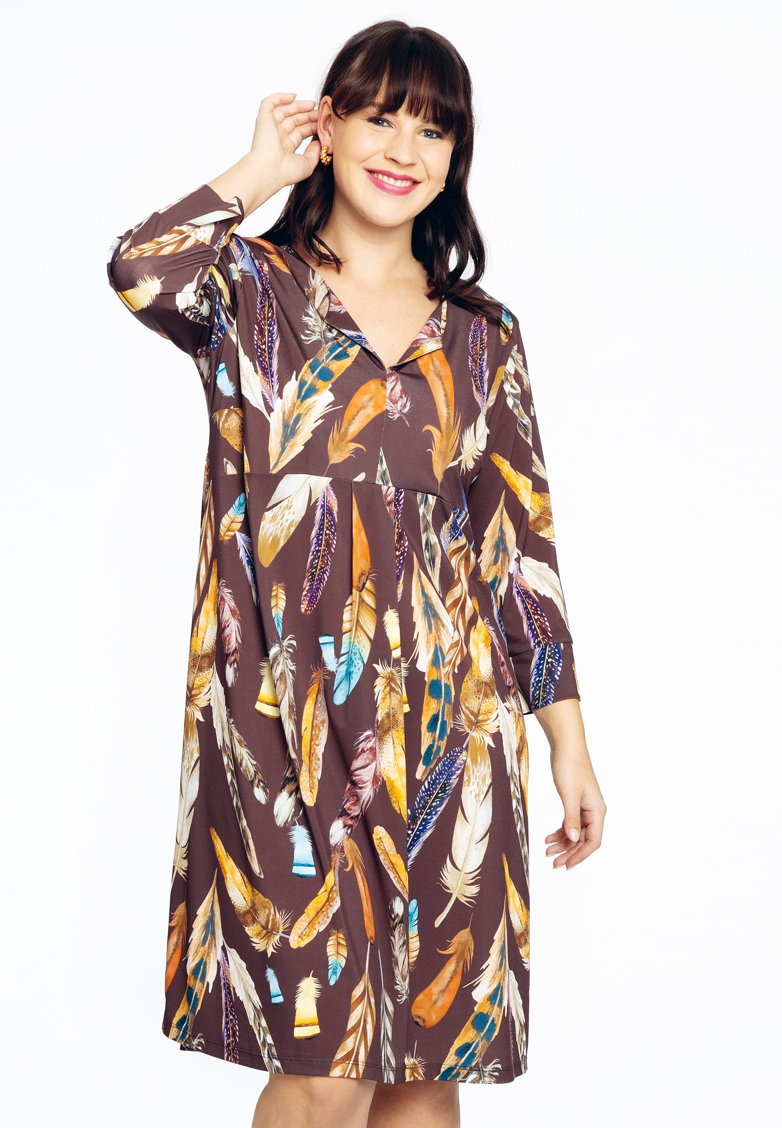 Kleid mit Falten FEATHERS von Yoek