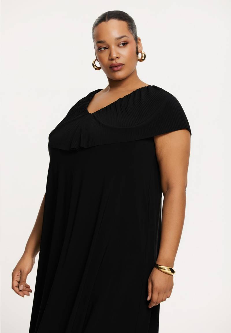 Kleid mit Plissé Rüschen Swing DOLCE von Yoek