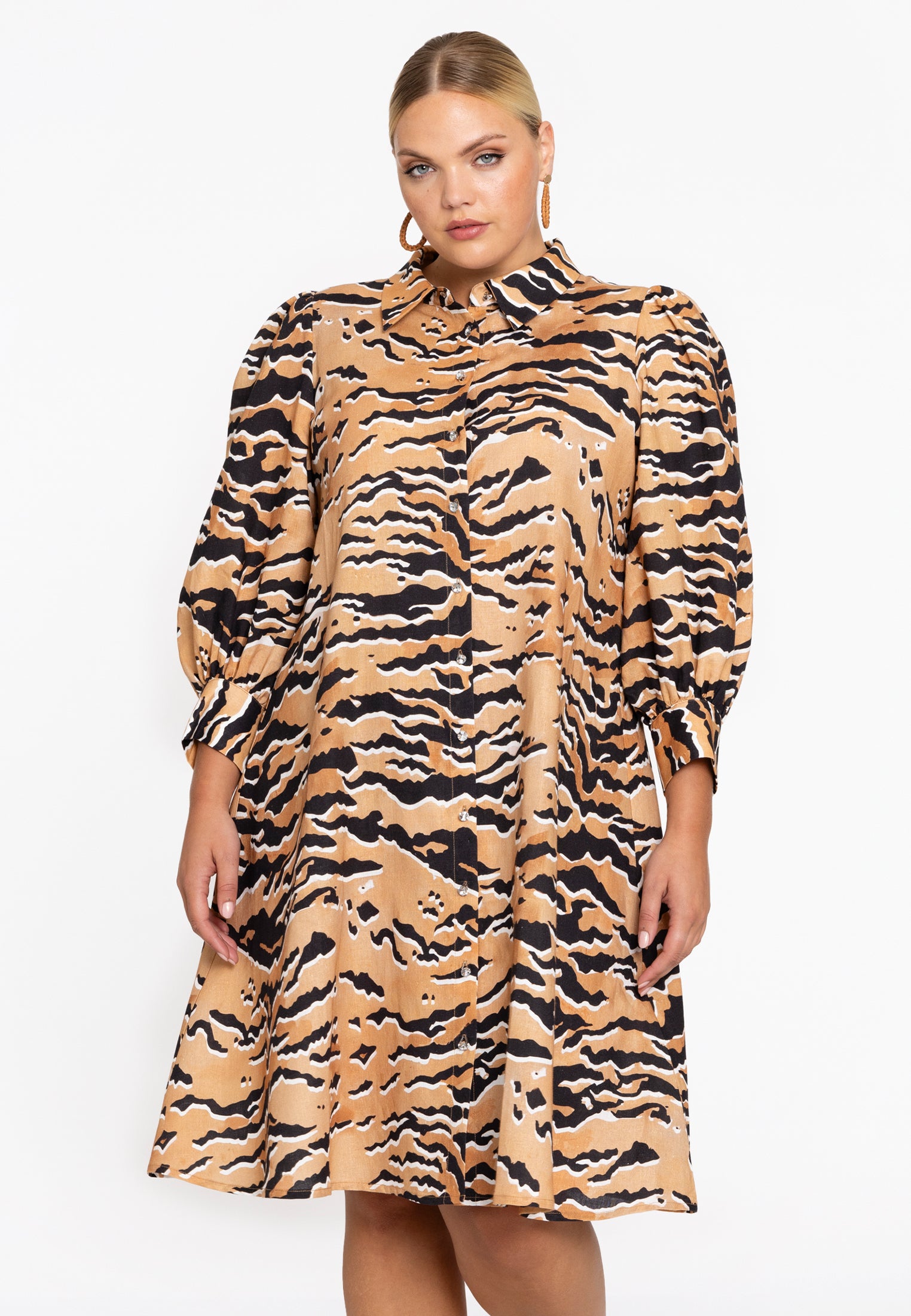 Kleid mit Puffärmeln MACHLI von Yoek