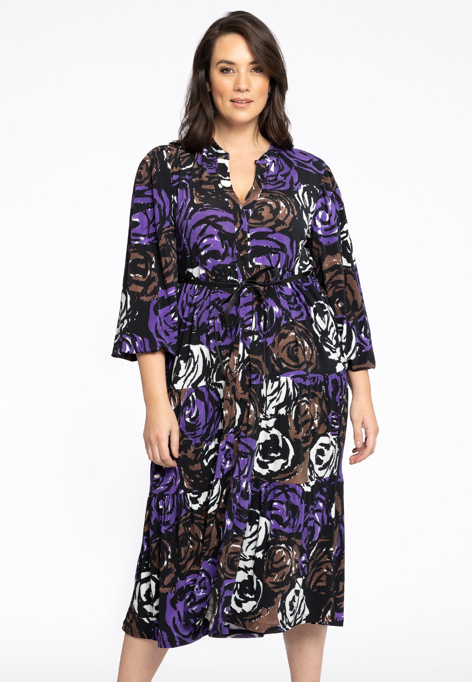 Kleid mit Puffärmeln ROSY von Yoek