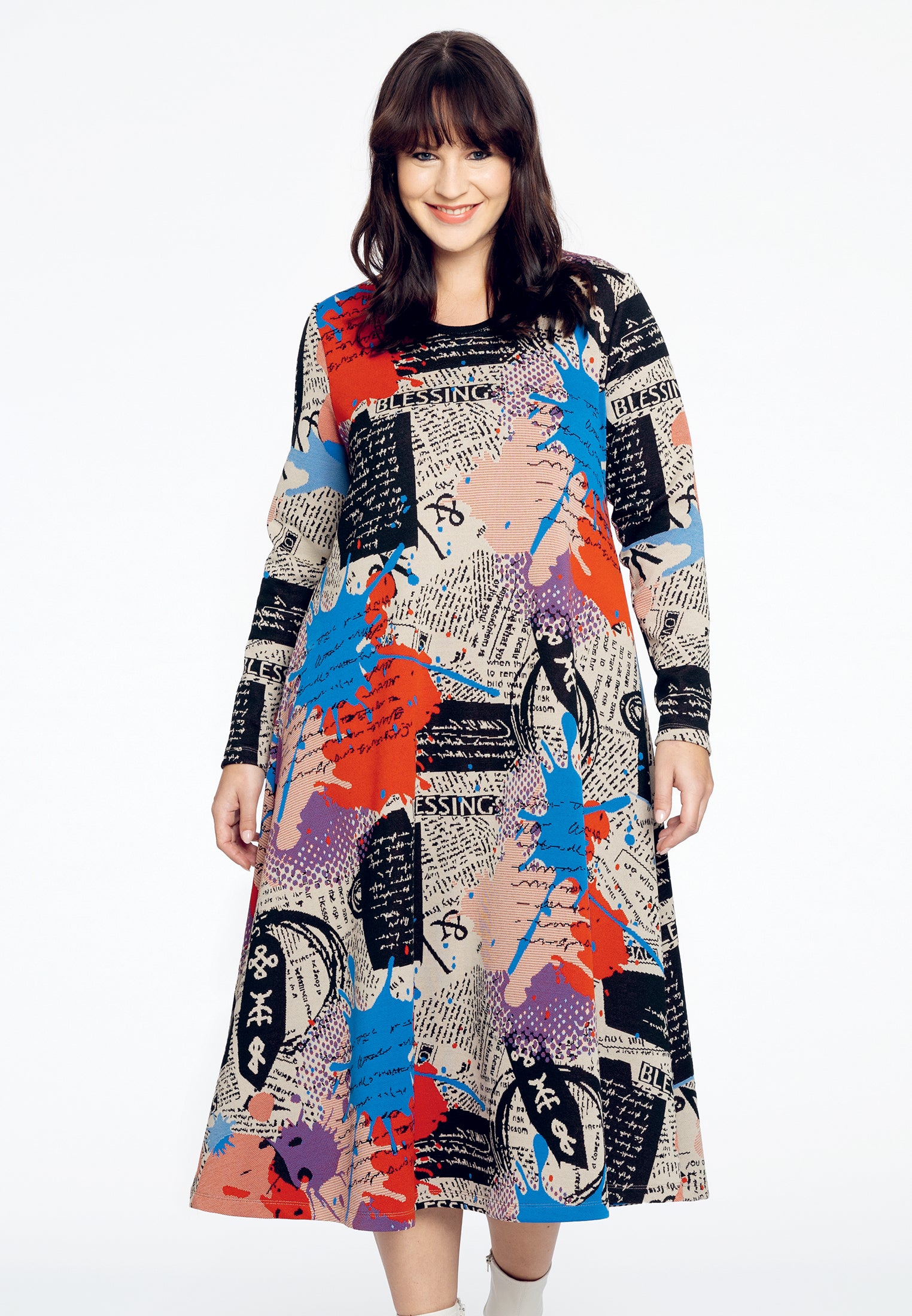 Kleid mit Reißverschluss DIARY von Yoek