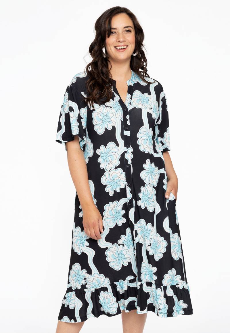 Kleid mit Rüschen CALYPSO von Yoek