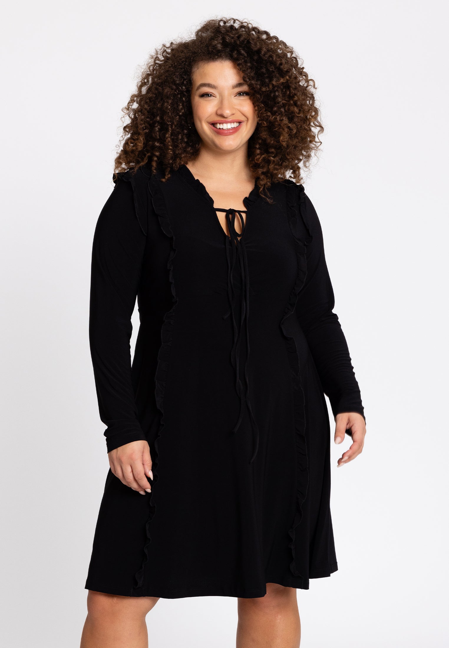 Kleid mit Volants DOLCE von Yoek