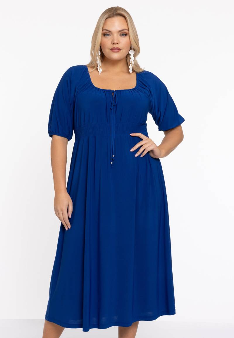Kleid mit gesmokter Taille DOLCE von Yoek
