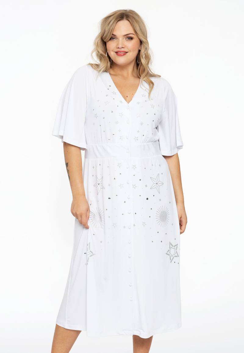 Kleid mit runden Ärmeln DOLCE von Yoek