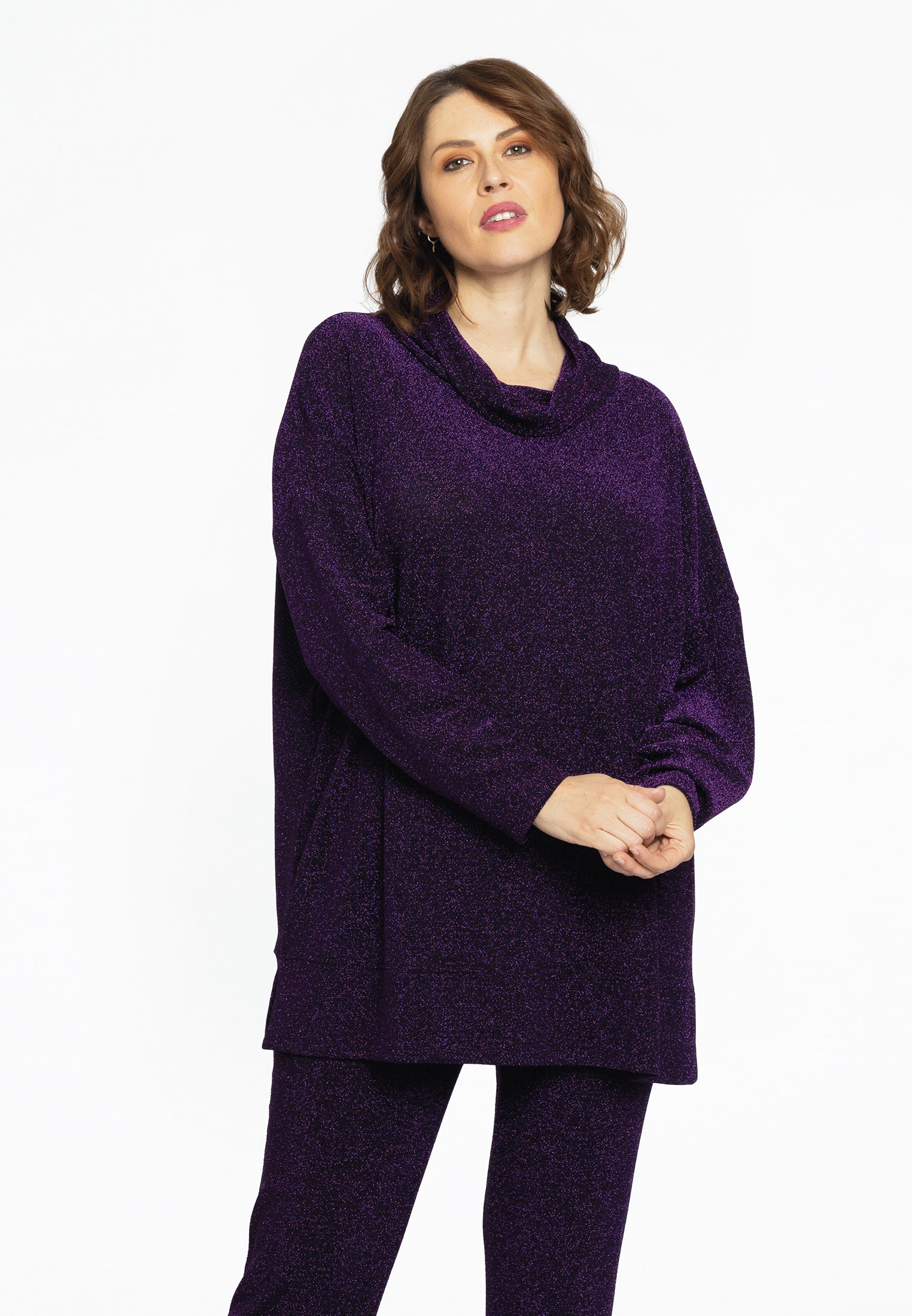 Rollkragenpullover LUREX von Yoek