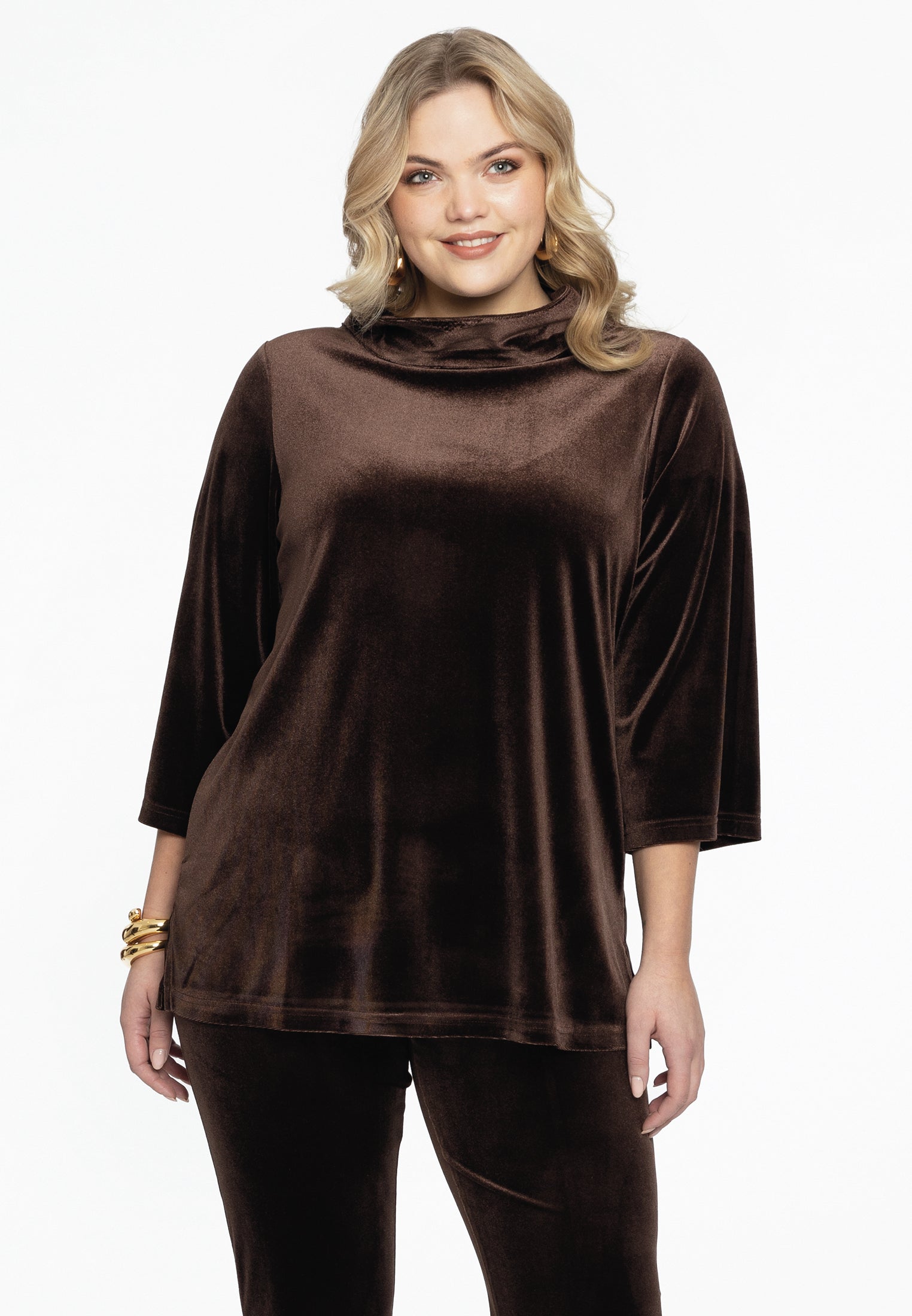 Shirt A-Linie VELVET von Yoek