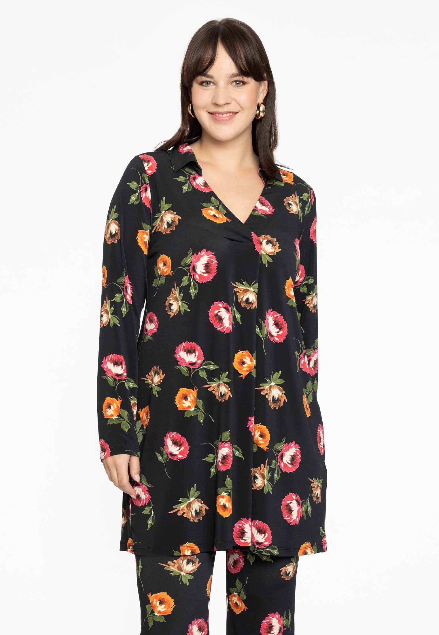 Shirt mit Mittelfalte DAHLIA von Yoek