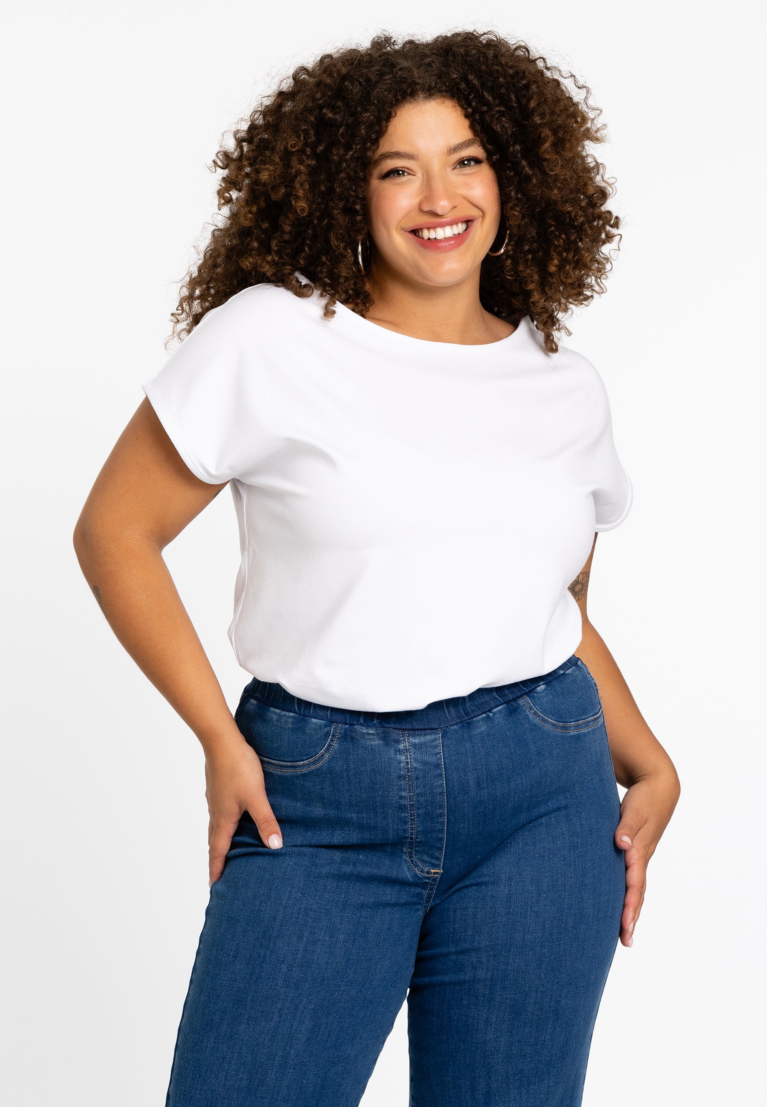 Shirt weit COTTON von Yoek