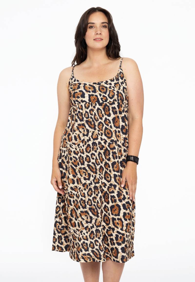 Spaghetti-Kleid LEOPARD von Yoek