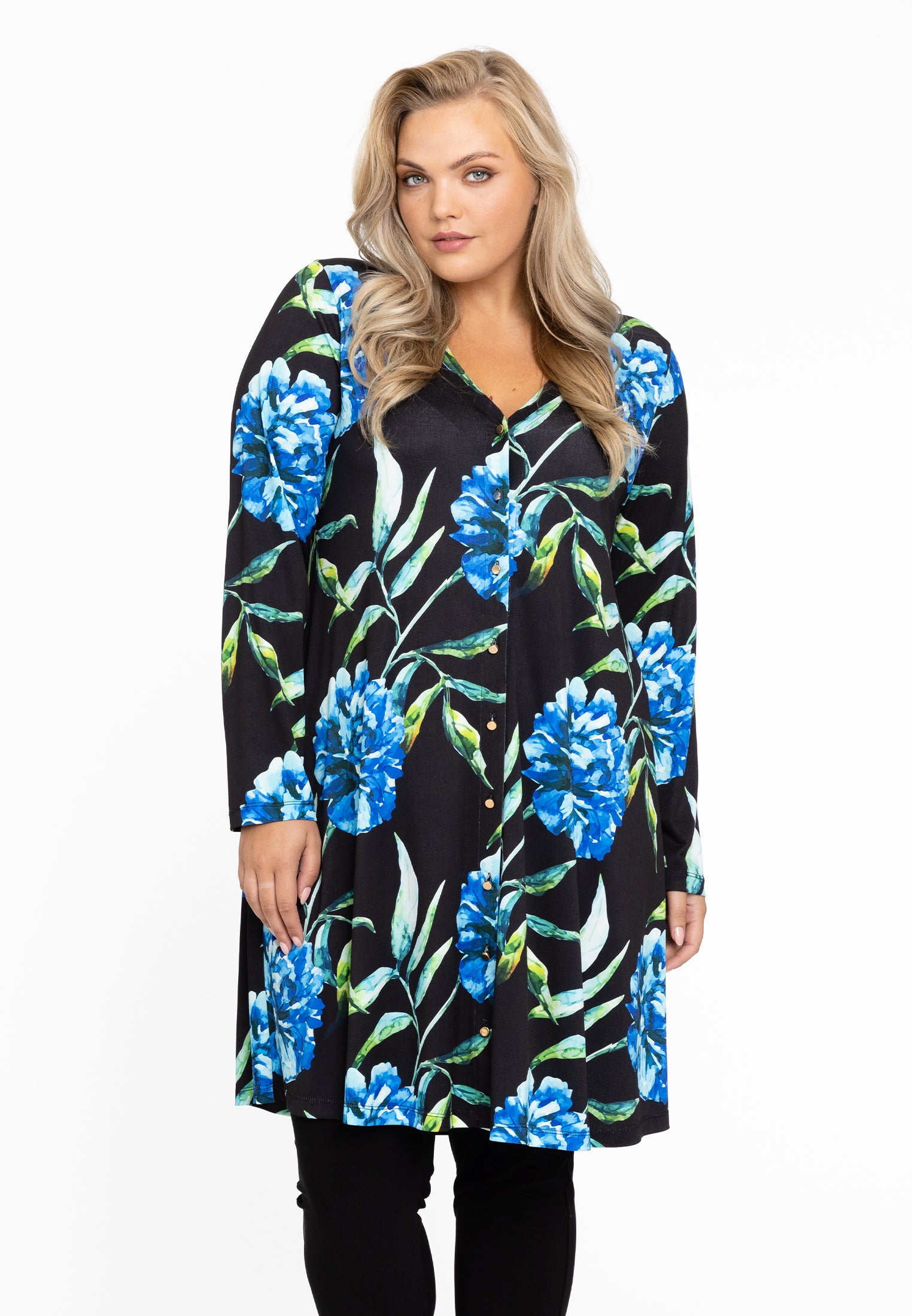 Strickjacke Wide Bottom AQUAREL von Yoek