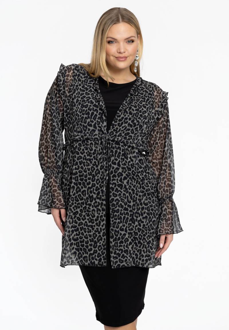 Strickjacke mit Rüschen LEONA von Yoek