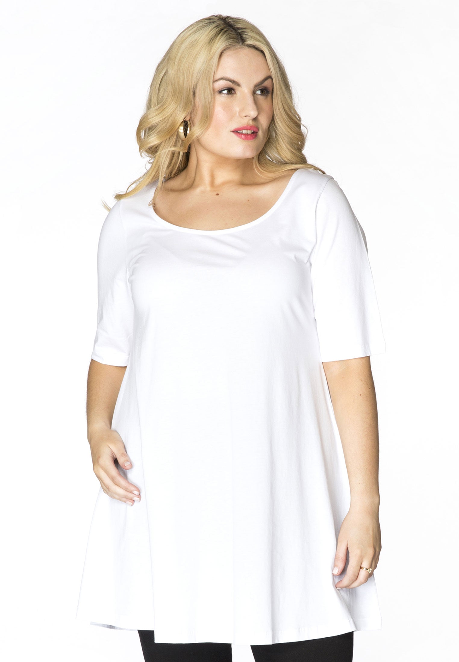 Tunic wide bottom COTTON von Yoek