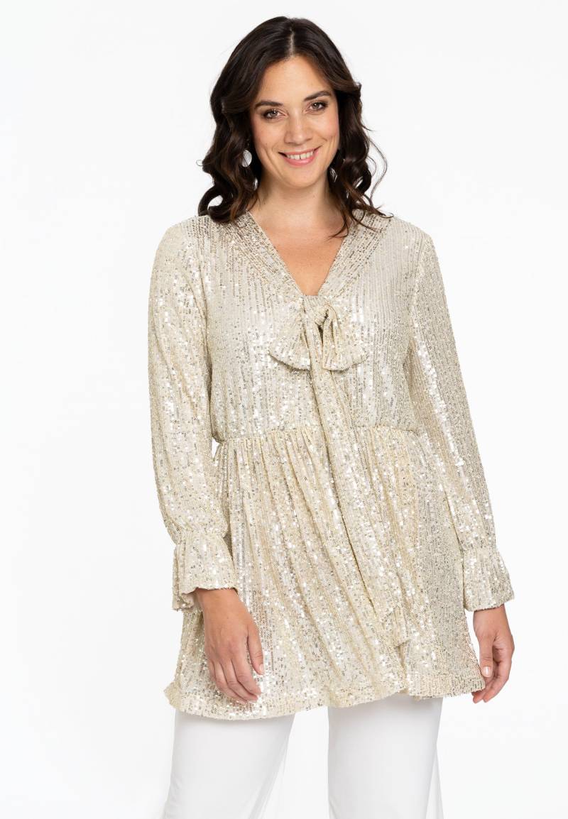 Tunika V-Ausschnitt PAILLETE von Yoek